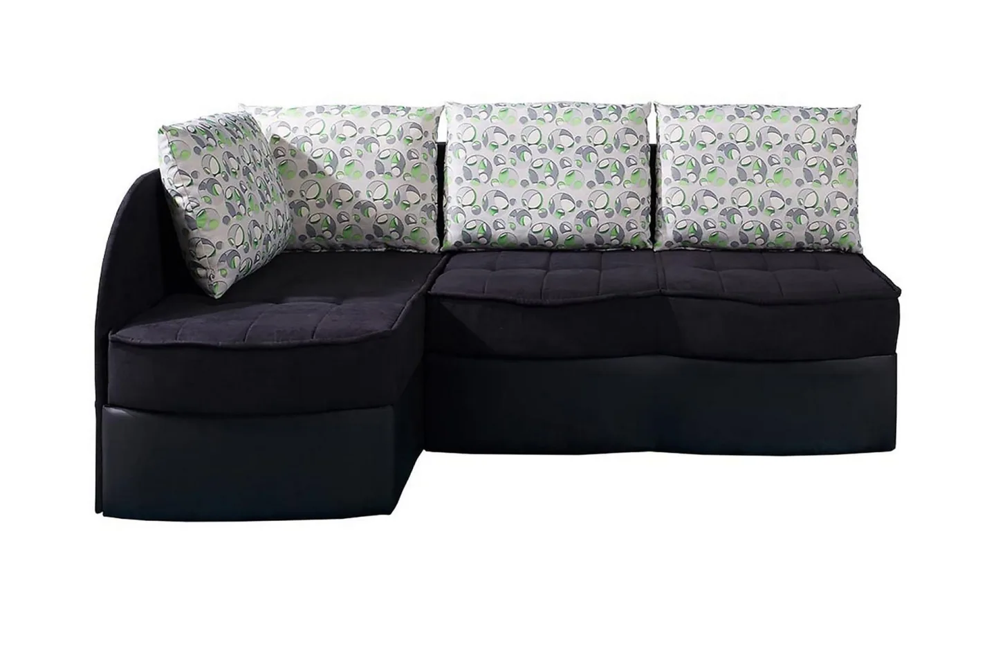 Frestelsens Bäddsoffa 203x143x79 cm - Svart