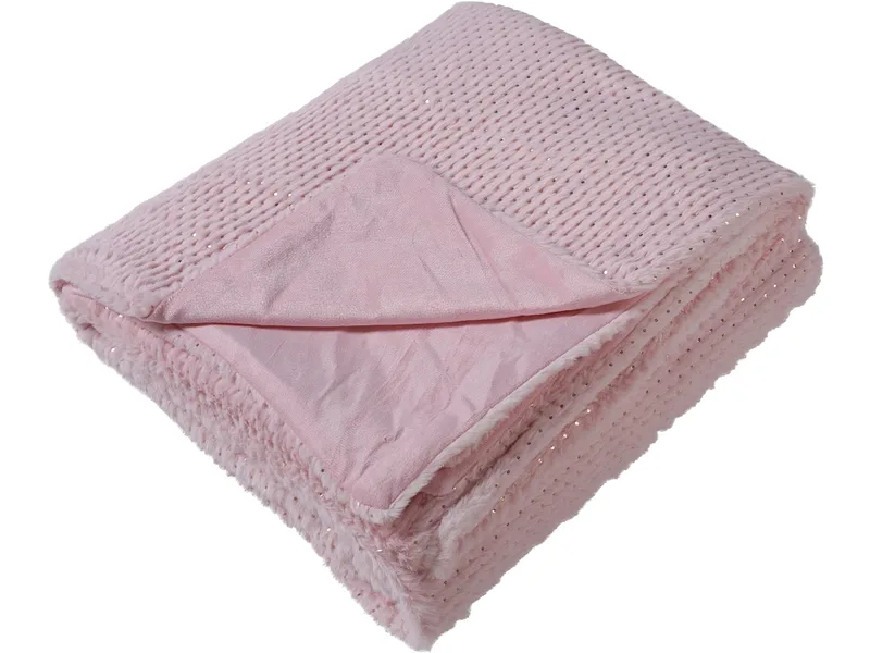 Decke FAUSTINE 150x200cm rosa