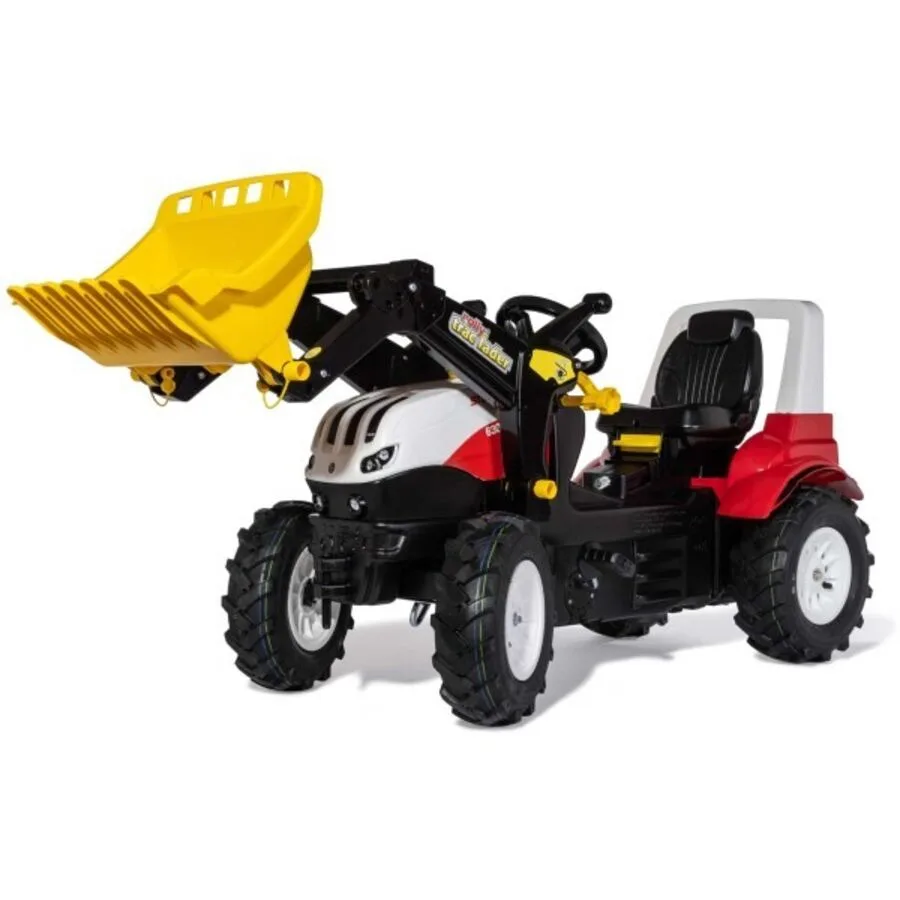 RollyFarmtrac Steyr 6300 Terrus CVT Rolly Toys Rot Kunststoff - Farbe: Rot/Schwarz/Weiss