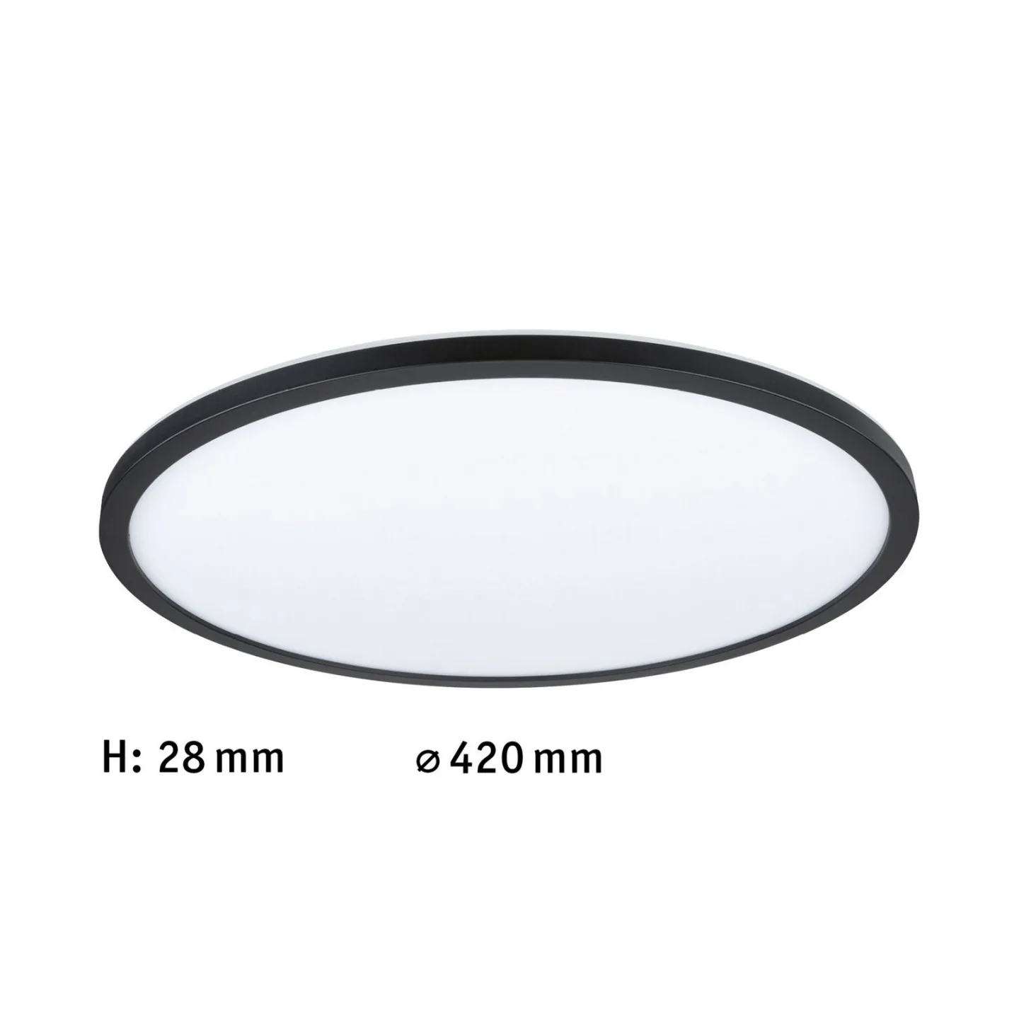 Atria Shine LED Loftlampe 3-Step Dim. Black - Paulmann - Stue - Moderne - Plastik - Rund