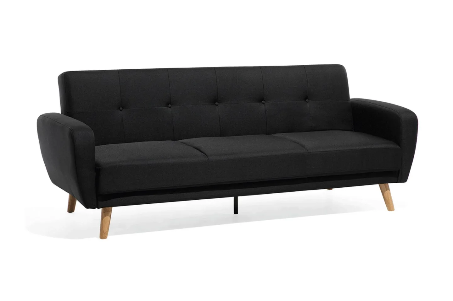 Florli Bäddsoffa 214 cm - Svart