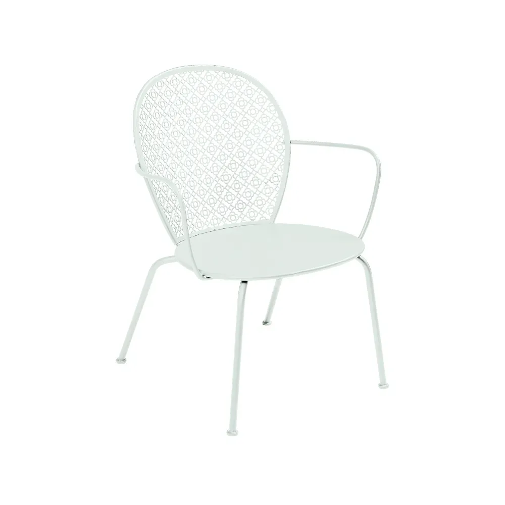 Fermob Lorette karmstol låg Ice mint (grön)