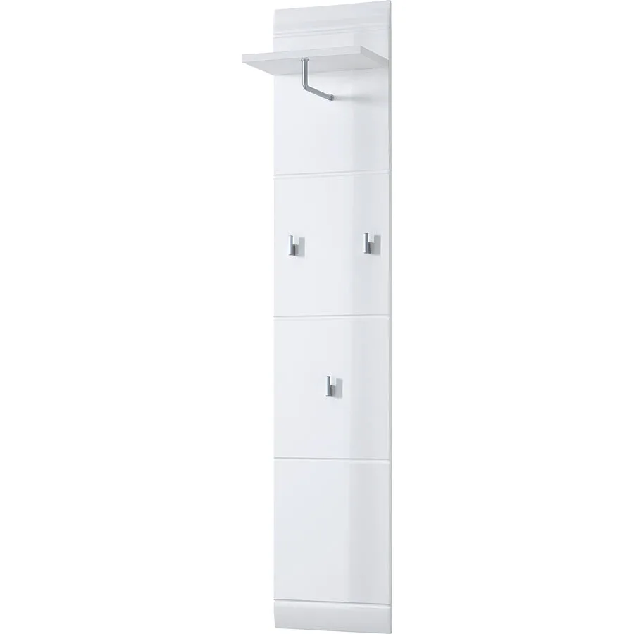 Garderobenpaneel Tuxford Weiss MDF 30 cm 152 cm