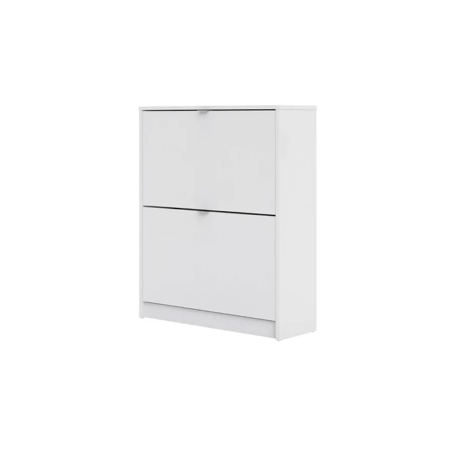 Shane Schuhschrank 2 Klapptüren 2R weiss.