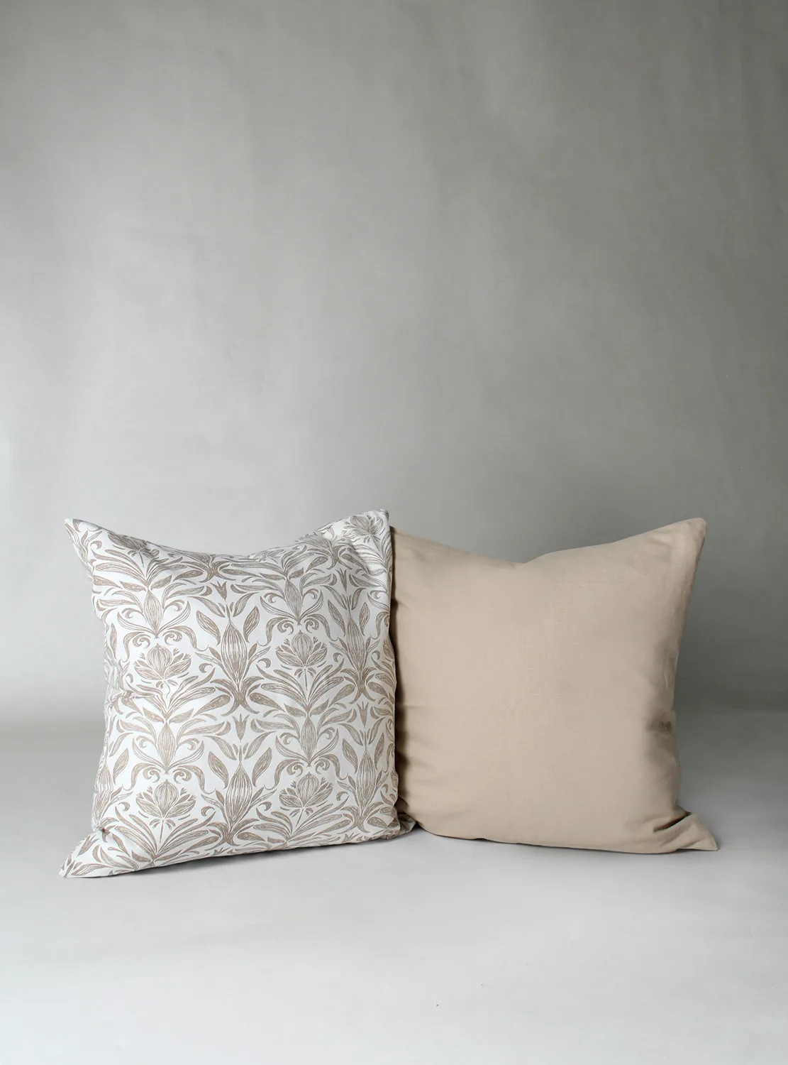 Putetrekk x 2 - Viola (beige) (Størrelse: 45 x 45)