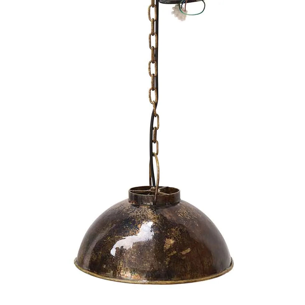 Taklampa Thormann Marmorerad mörkblå - Small