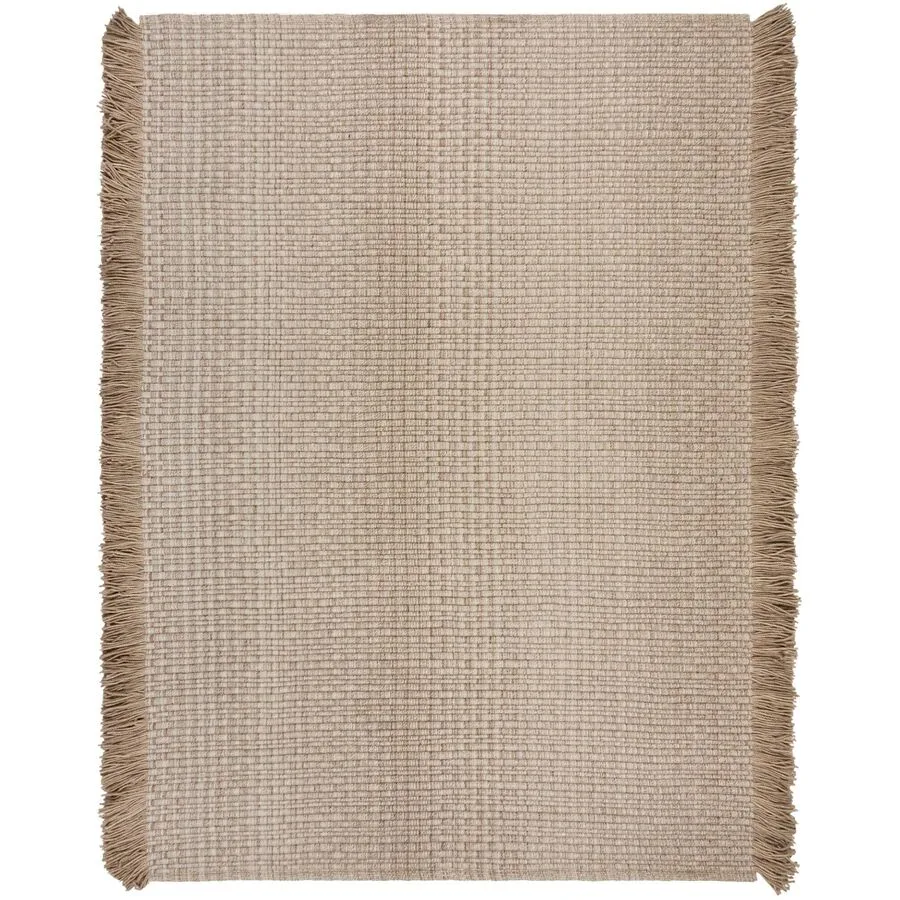 Teppich Ulxor natur Streifen Mischgewebe 160 x 230 cm