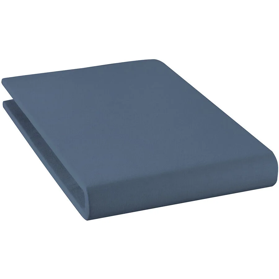 Fixleintuch Jael Grau Baumwolle 90 x 200 cm - Material: 94% Bio Baumwolle GOTS / 6% Elasthan