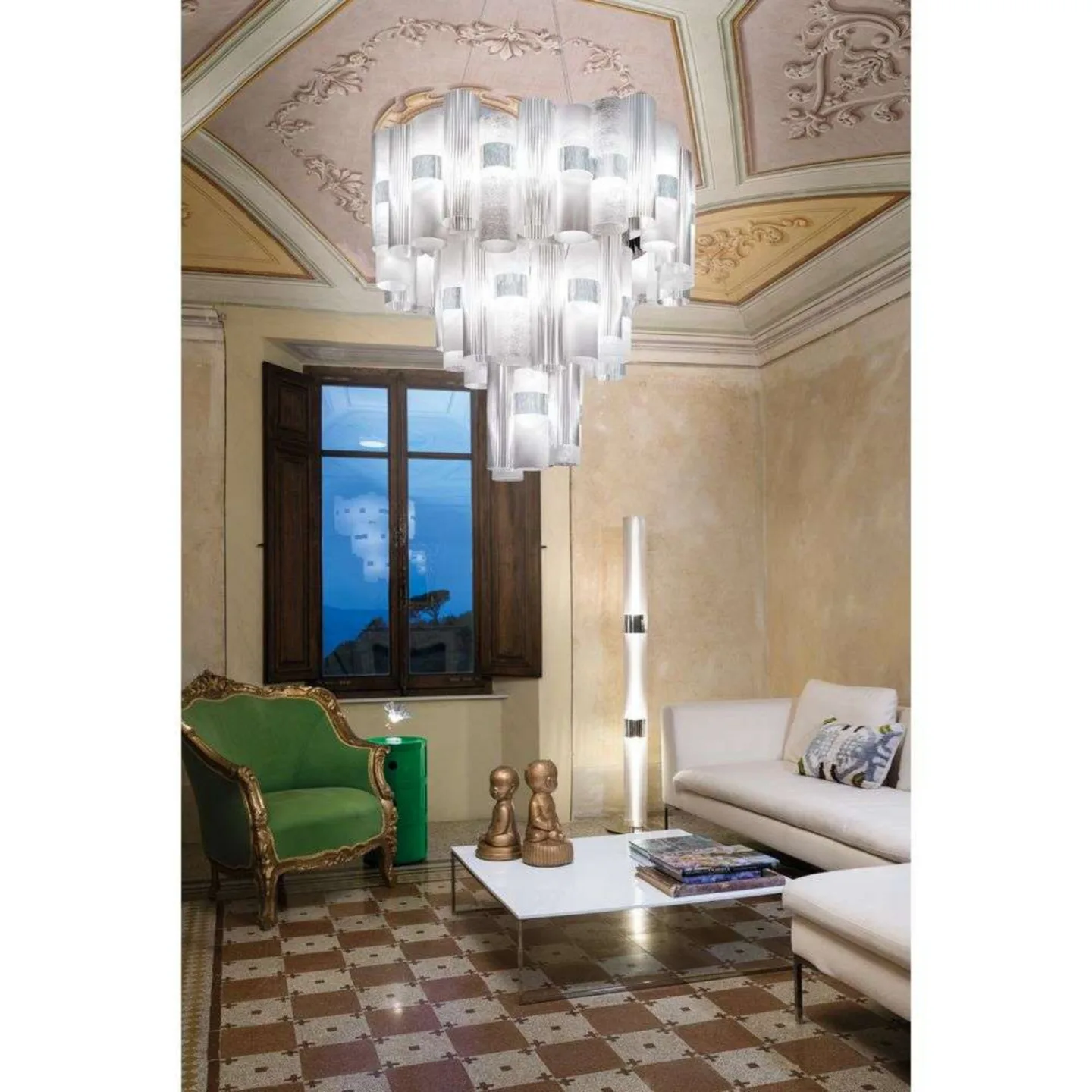 La Lollo Pendelleuchte XL White - Slamp - Wohnzimmer - Kunststoff