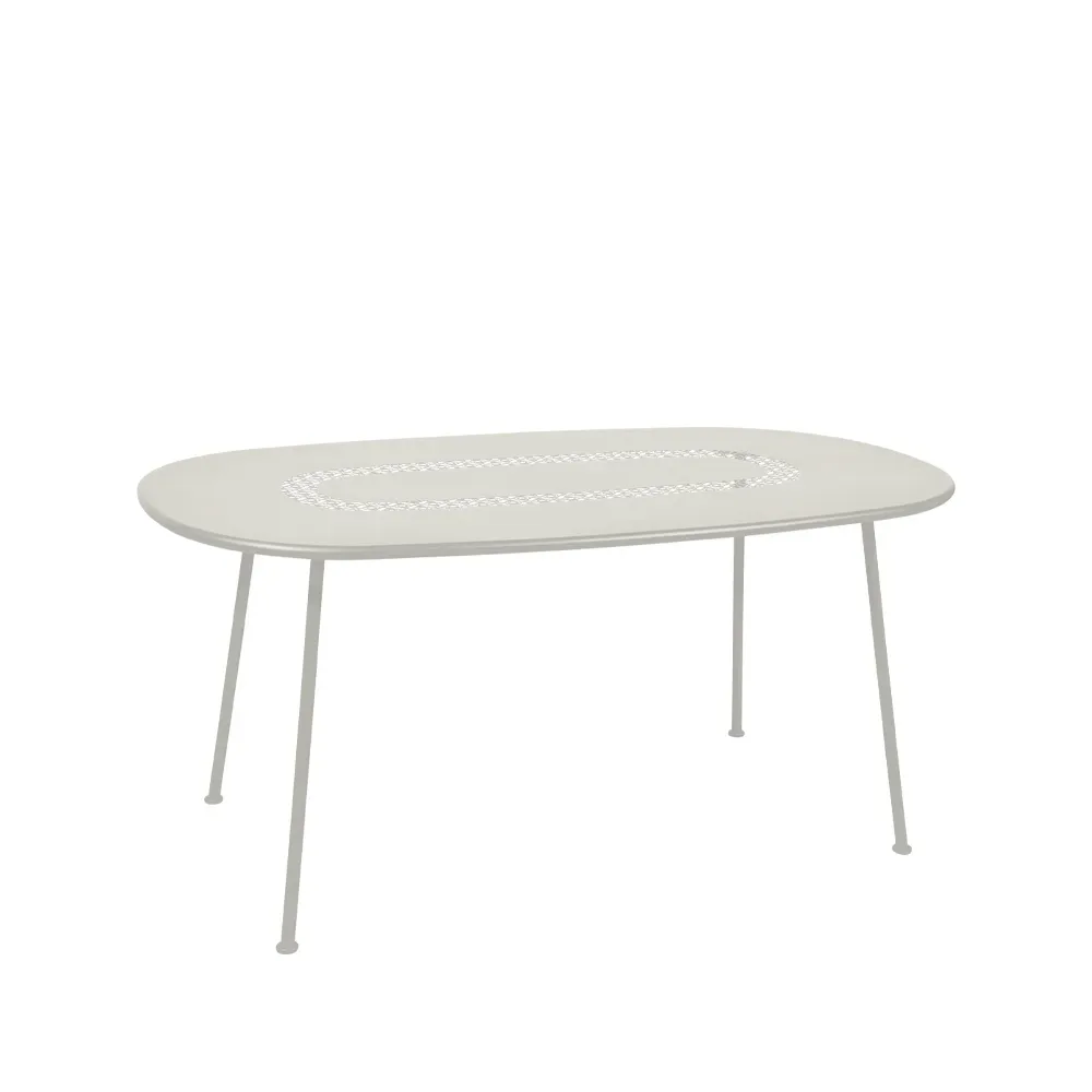 Fermob Lorette bord ovalt Clay grey (grå)