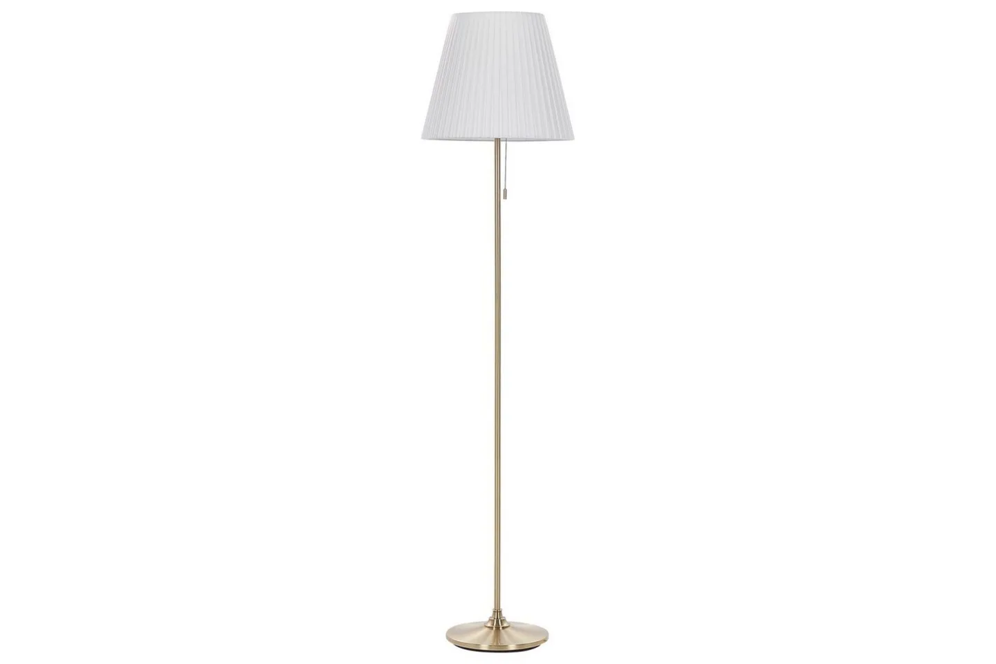 Toryl Golvlampa 148 cm - Mässing/Vit