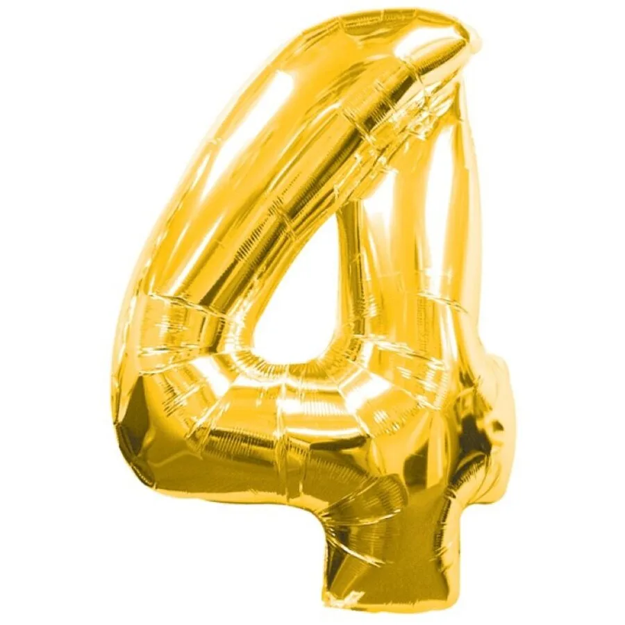 Luftballons Office gold Folie H 86 cm 1 Stk
