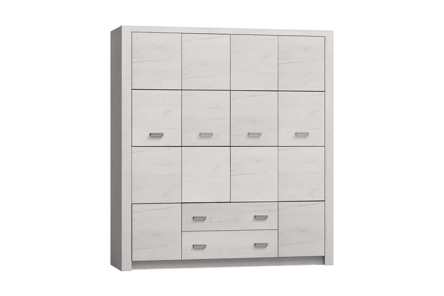 Indianapolis Garderob 178x58x214 cm - Vit