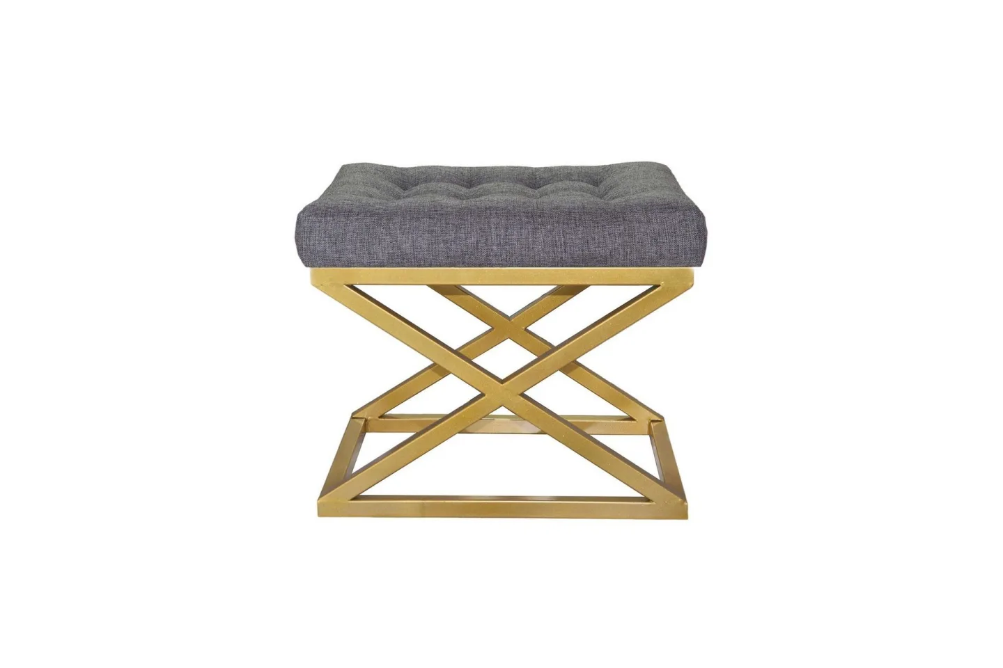 Gillie Sittpuff 40 cm - Guld/Grå
