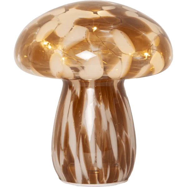 Star Trading - Funghi 17cm - Bordslampa - Brun