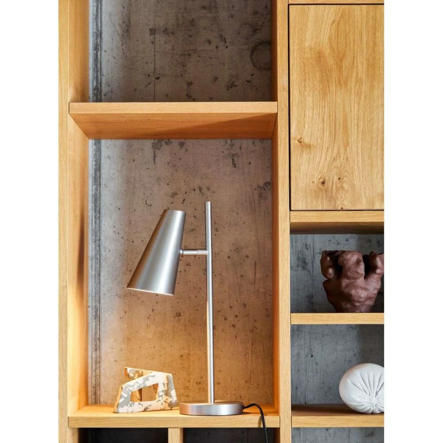 Cono Bordlampe Satin - Woud - Stue - Metall