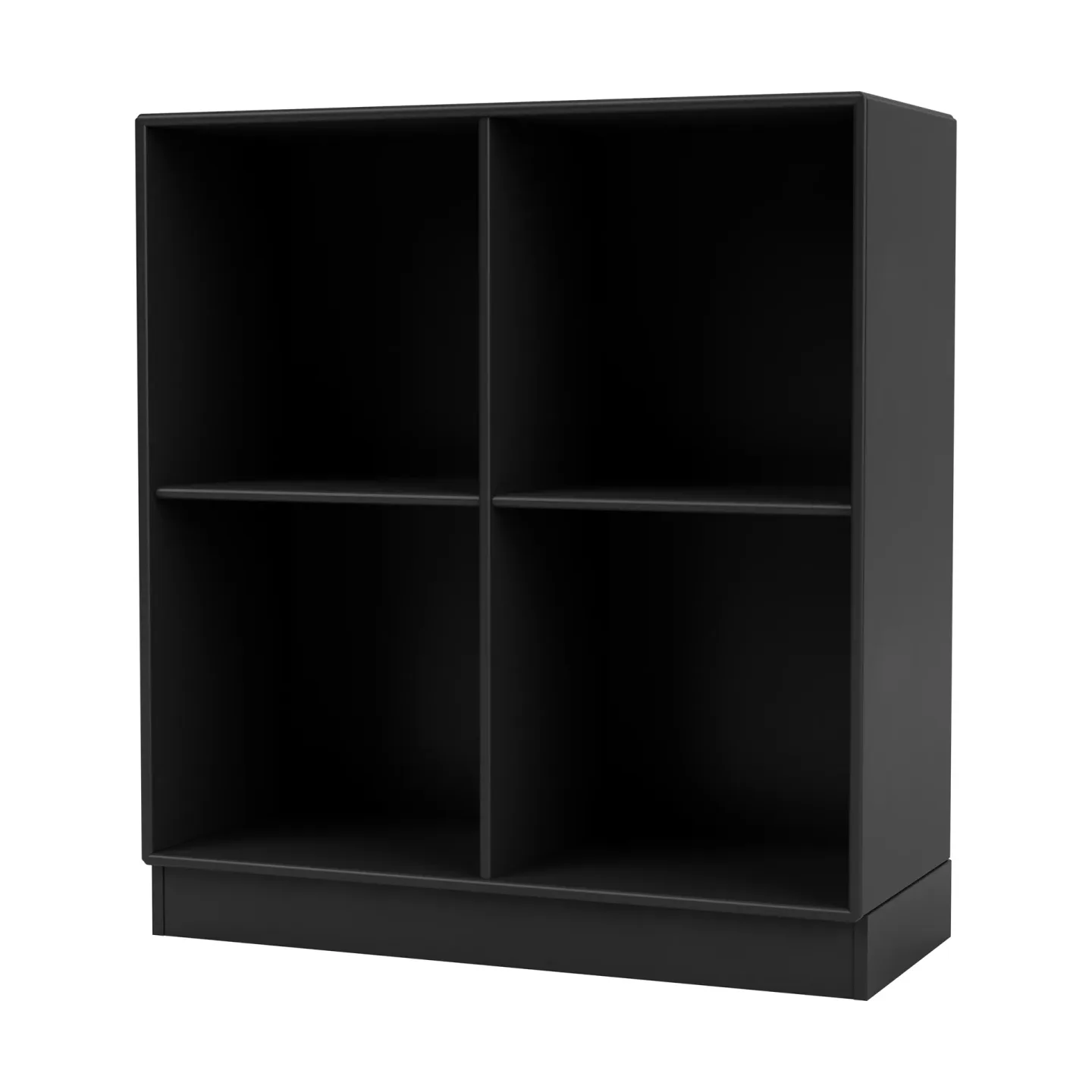 Montana SHOW hylla 69,6x69,6 cm, sockel 7 cm 05-Black