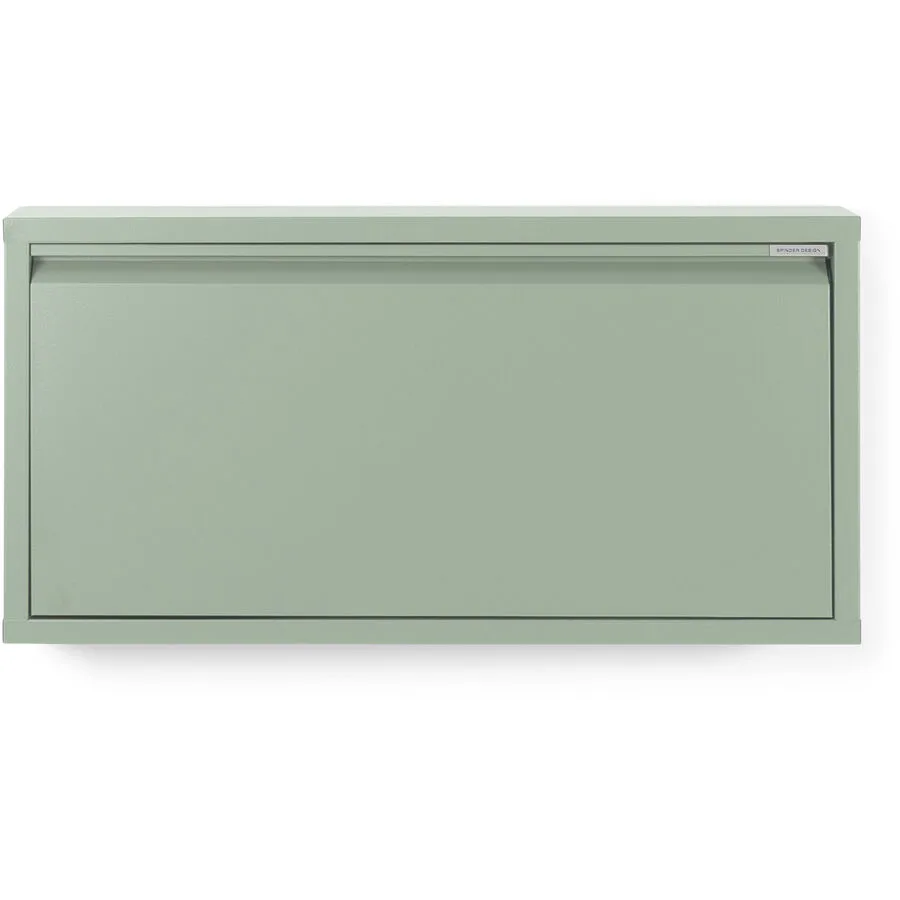 Spinder Design Schuhschrank Hesta dusty green Stahl B 75 cm H 37.5 cm
