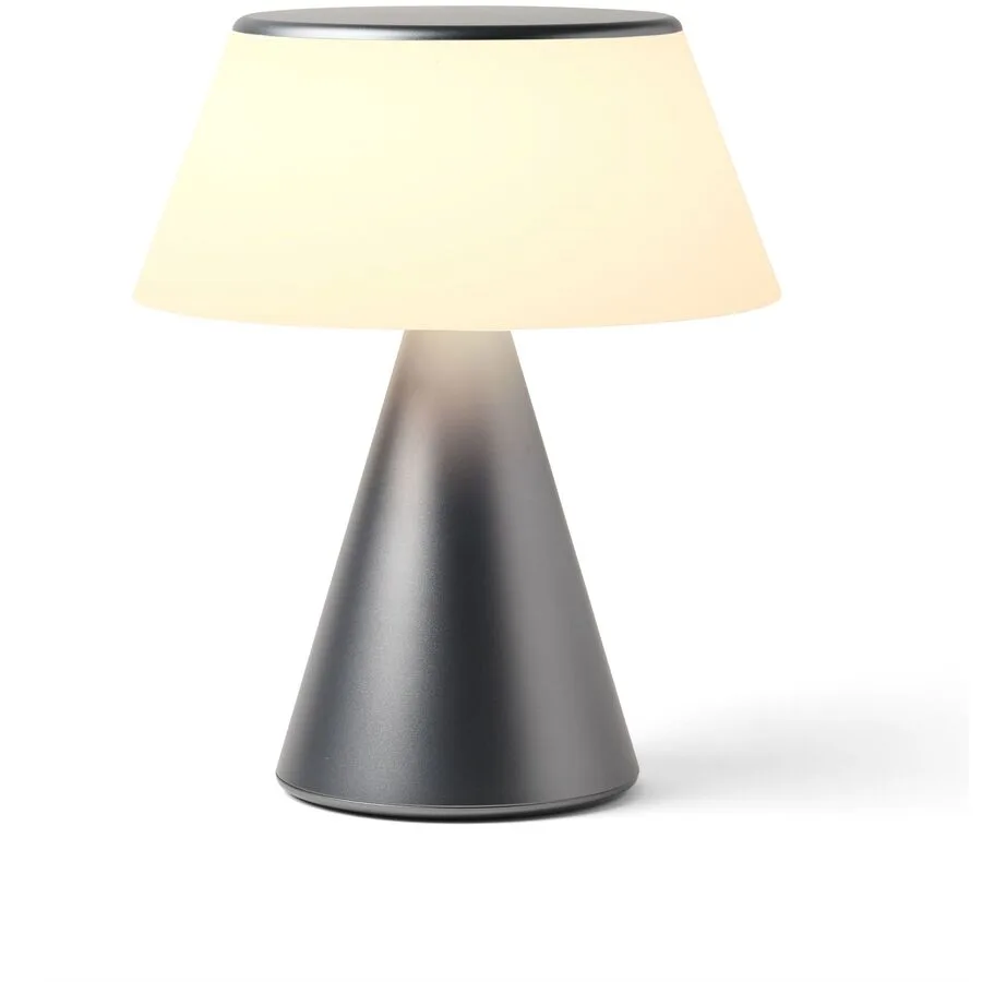 Lexon Luma XL - Farbe: anthrazit - Lichtfarbe: Warmweiss – Kaltweiss