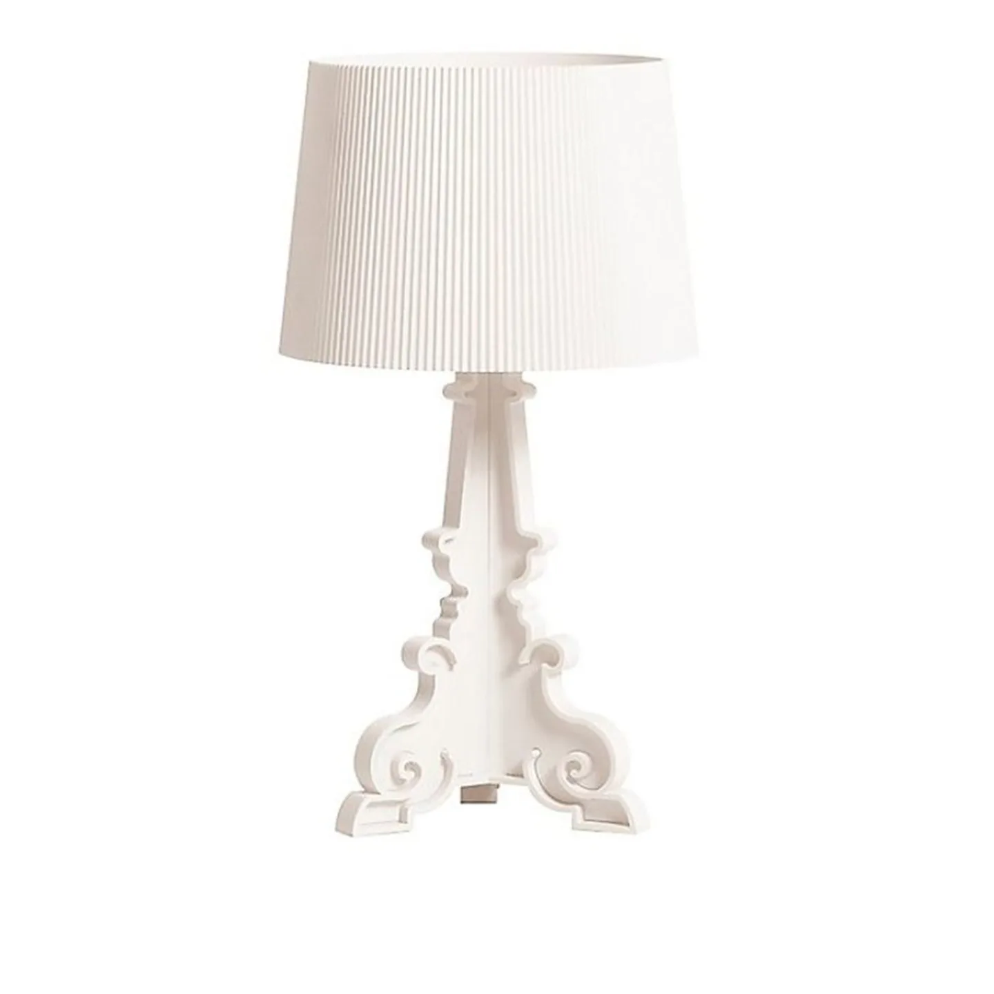 Kartell - Bourgie Table Lamp 9077 Matt White - Bordslampor - Ferruccio Laviani - Vit