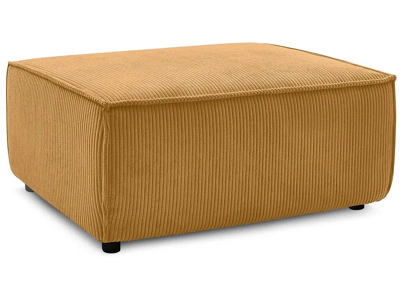 Hocker BOBOCHIC NIHAD 70x100x44cm cord-stoff gelb