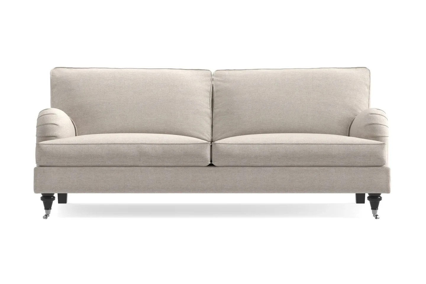 Howard Classic 3-sits Tygsoffa - Beige