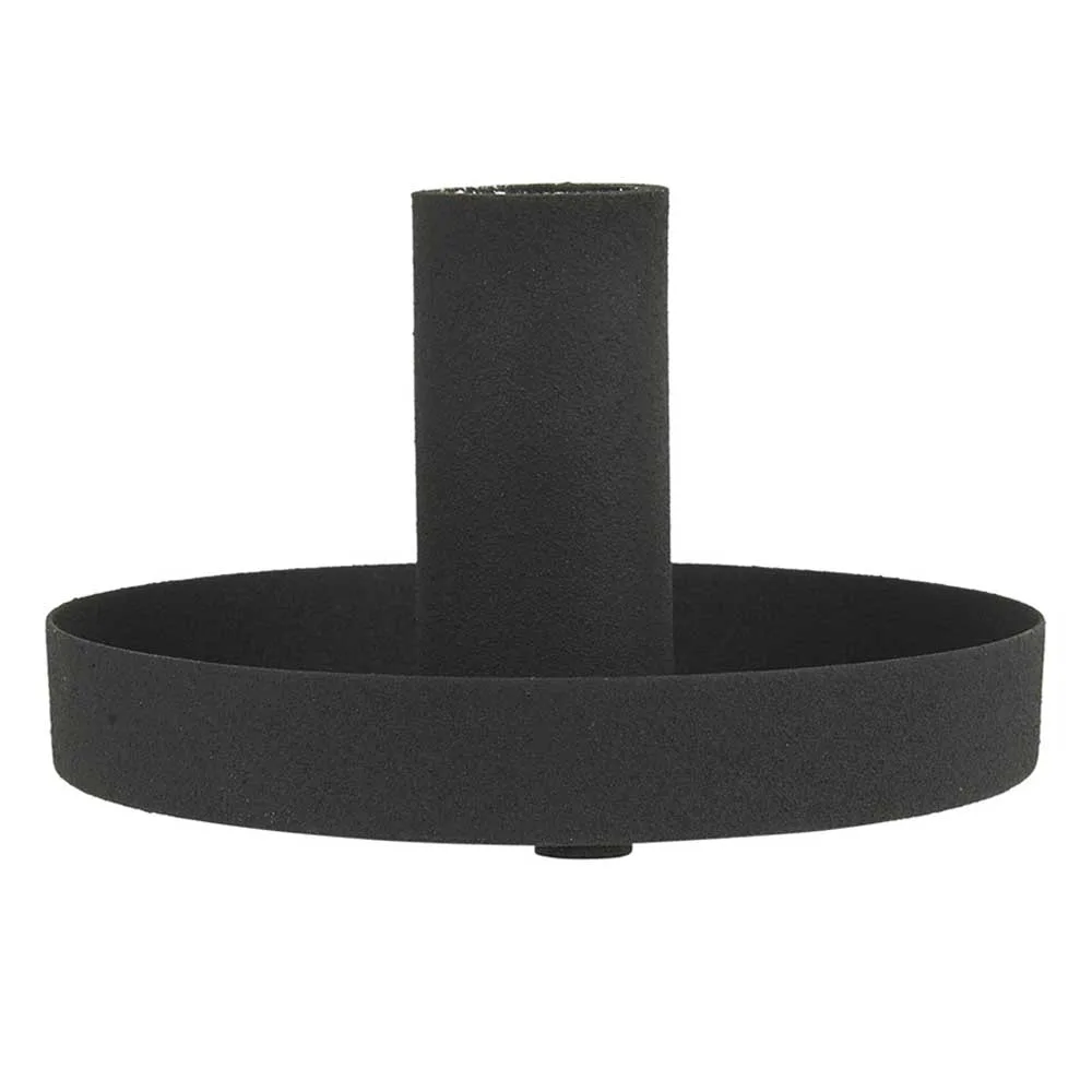 Industriell Ljusstake Svart Ø 11 cm