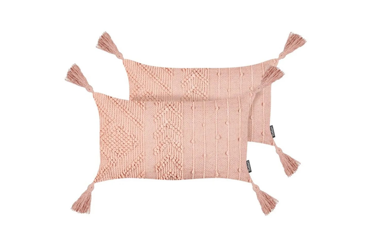 Prydnadskuddar Valvaria set om 2 Rosa - Rosa