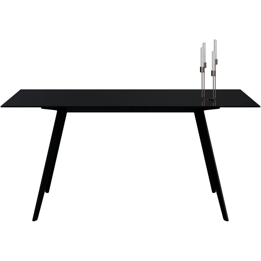 Esstisch Tame Schwarz Glas 100 cm