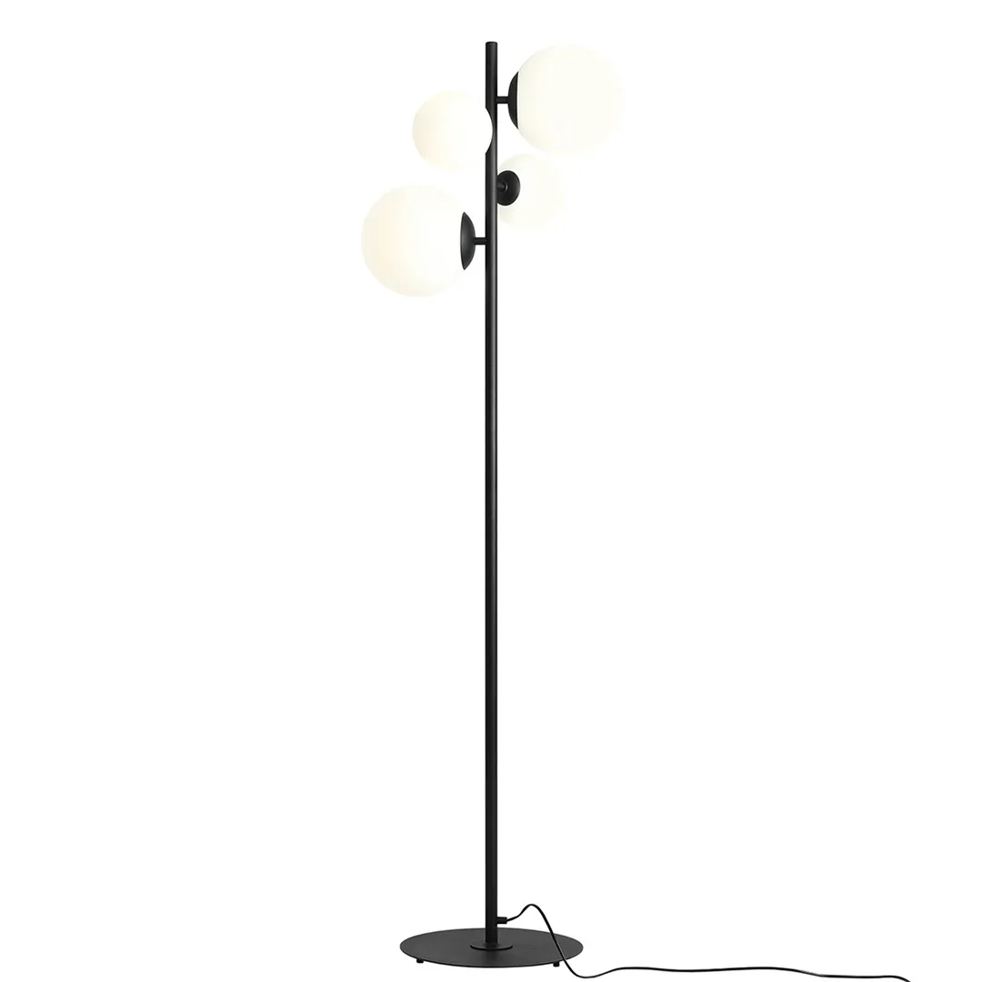 Artera - Bloom - Golvlampa - Svart