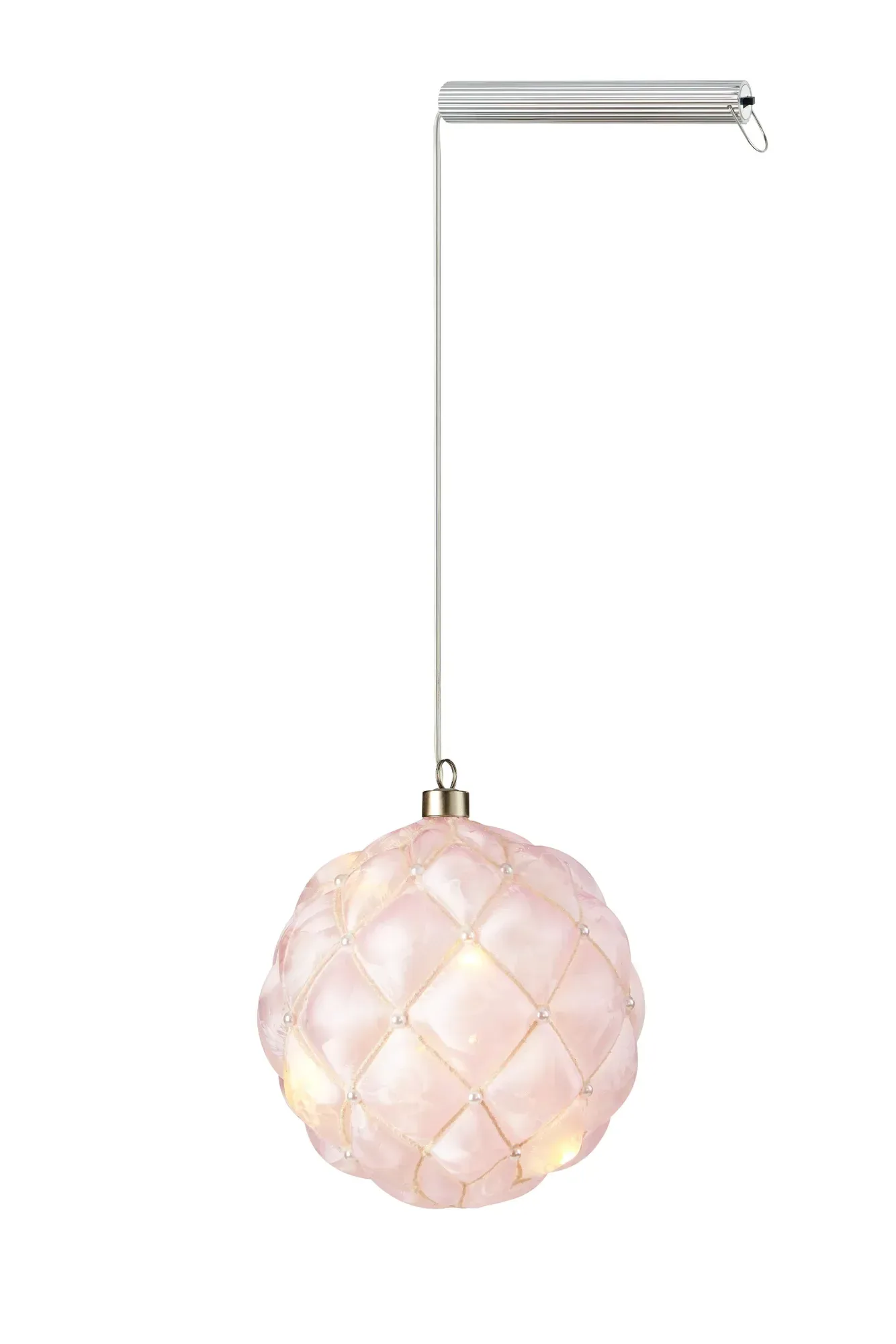 Pearl Lichtkugel Rosa 15 cm