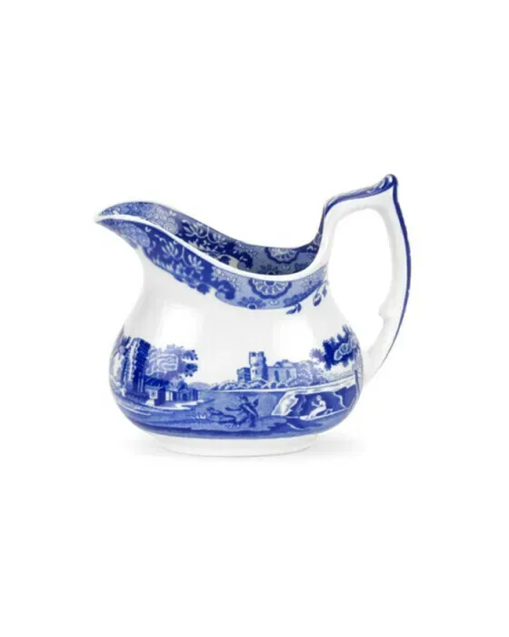 Blue Italian Milk Jug Blue/White