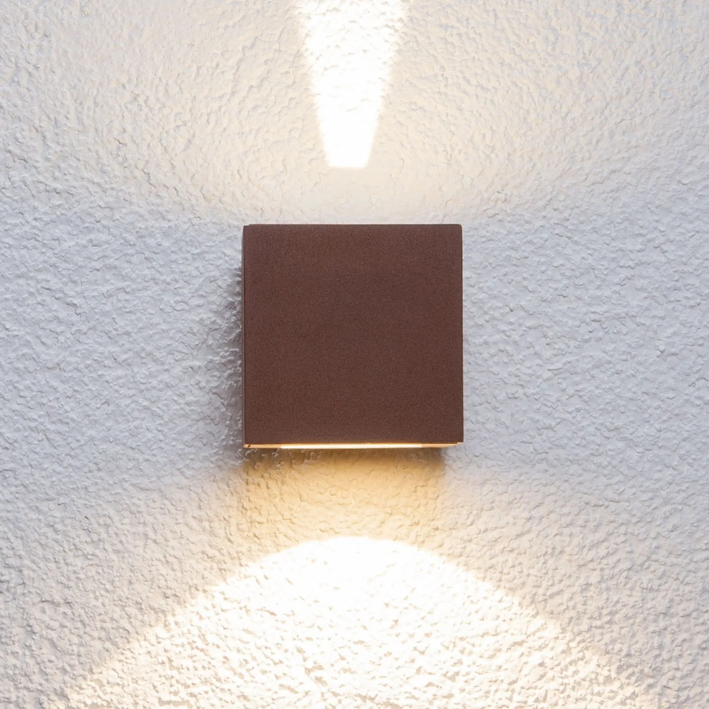 Jarno Utendørs Vegglampe Rust - Lucande - Moderne - Metall - Kantet