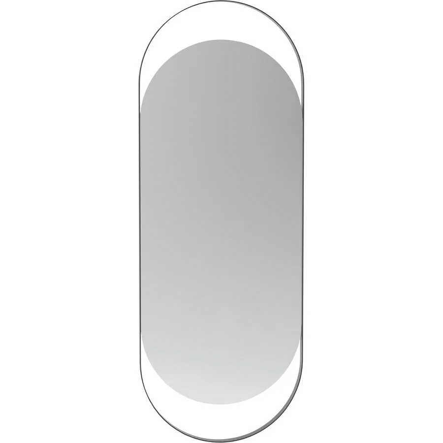 Spiegel Carola schwarz Glas/Eisen Oval B 46 H 152 cm