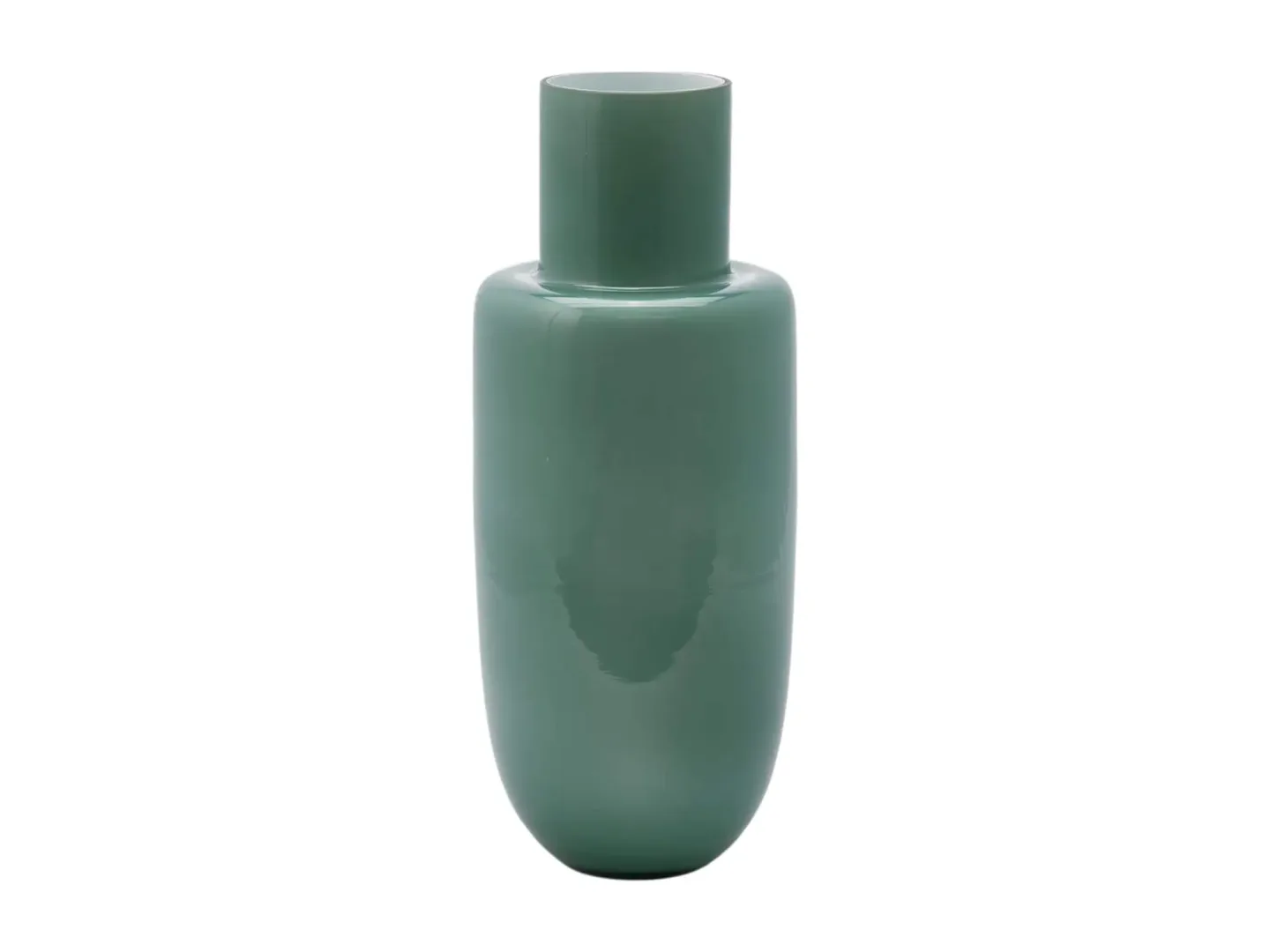 Edg Vase Glas Grün H: 43 cm Grün | Schubiger Möbel