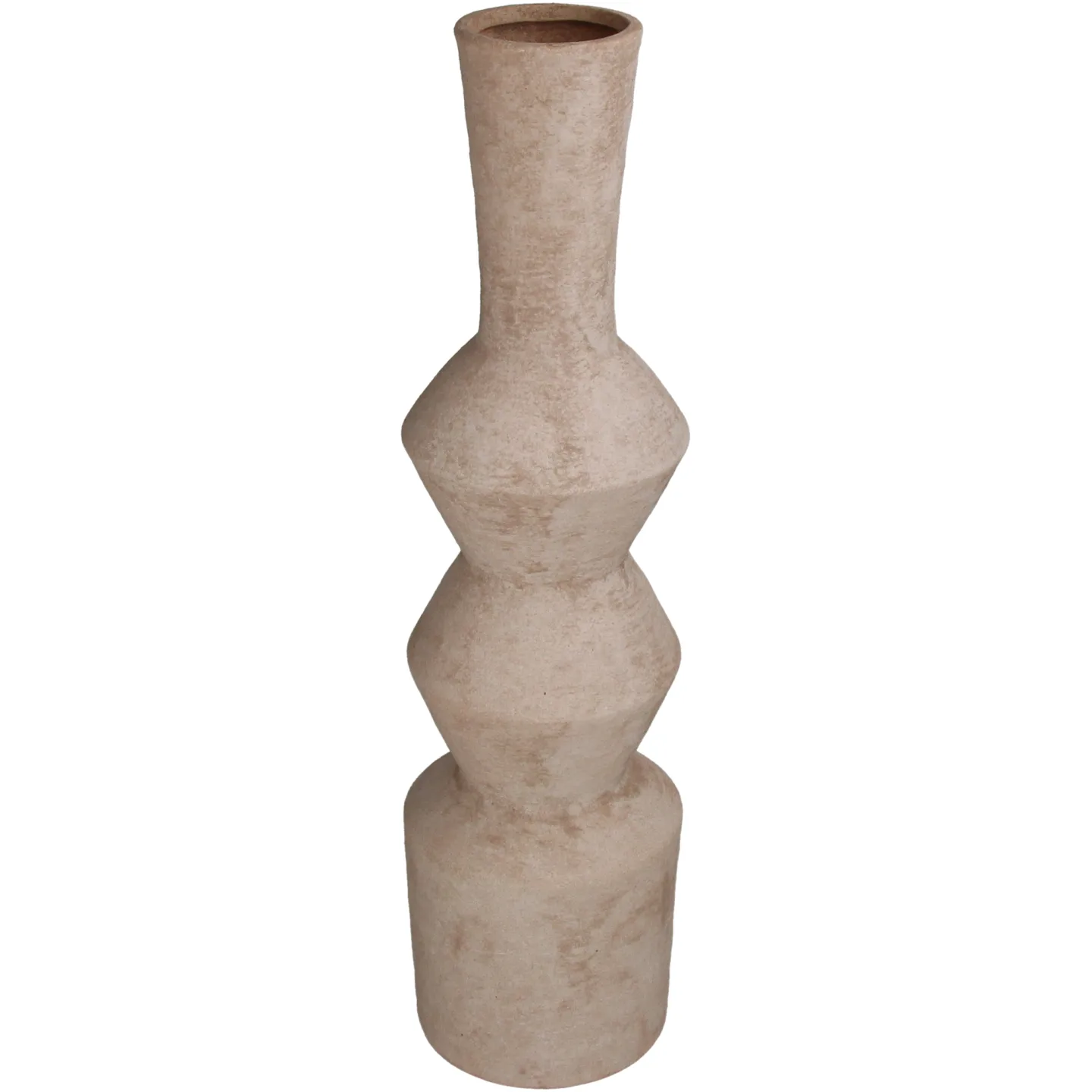 Kersten Vase Terracatta, Ivory H: 59 cm | Schubiger Möbel