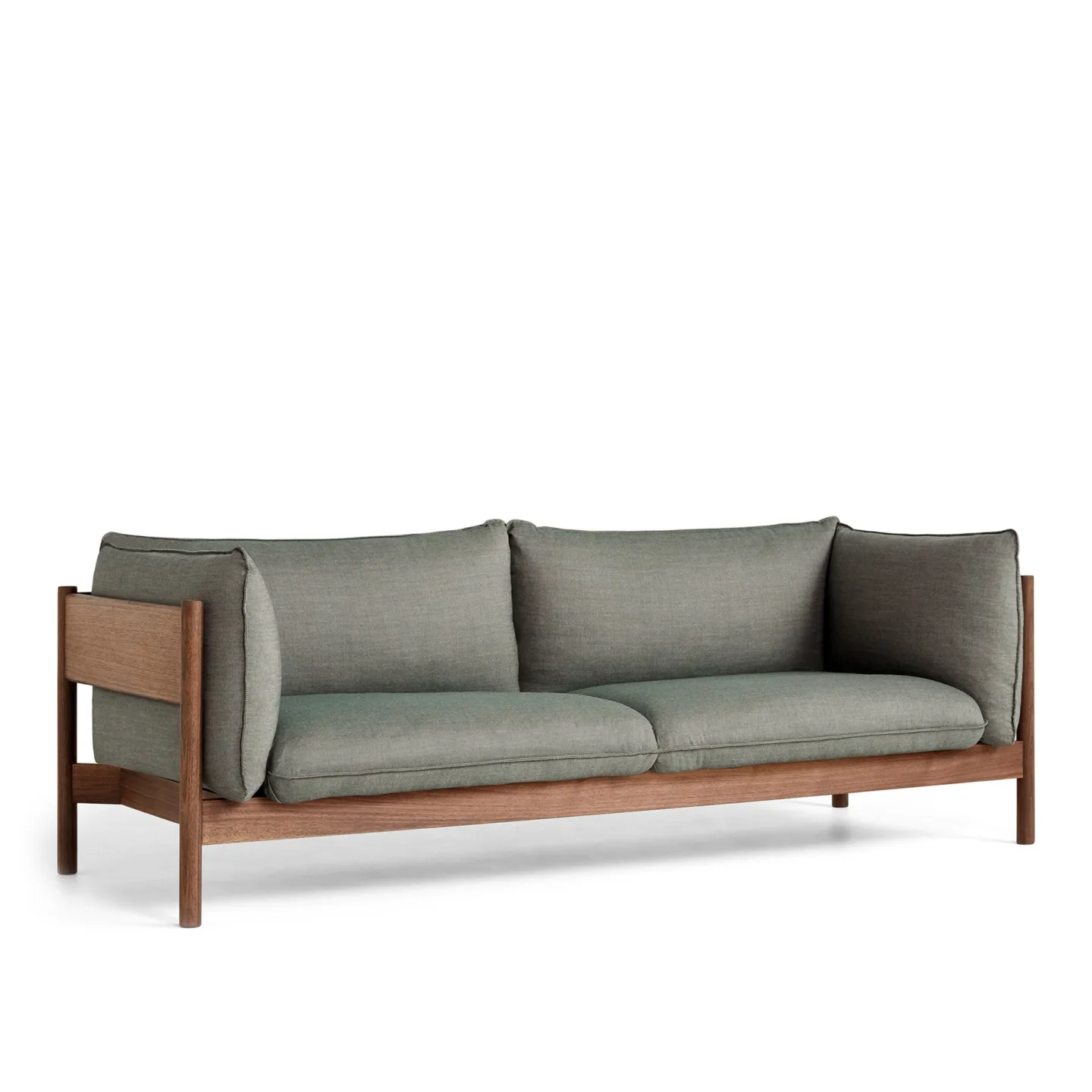HAY - Arbour Eco 3 Seater Atlas 931 / Oiled Waxed Walnut - Soffor - Andreas Engesvik,Daniel Rybakken
