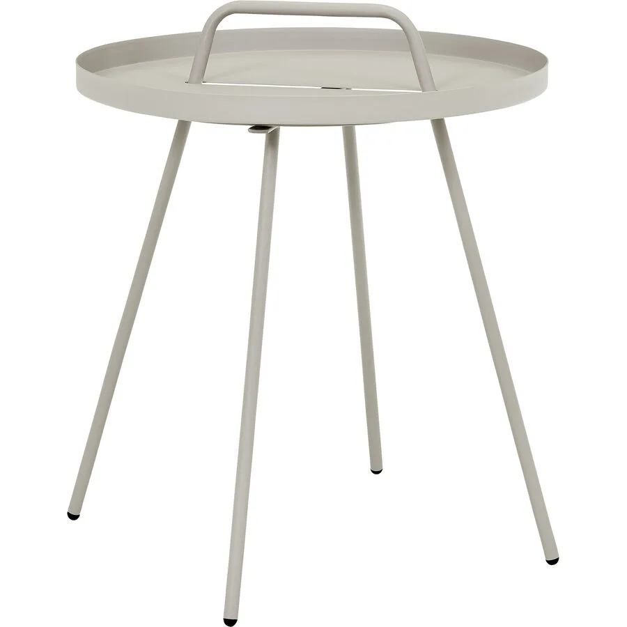 Beistelltisch Manaus taupe Metall B 45 H 52 cm