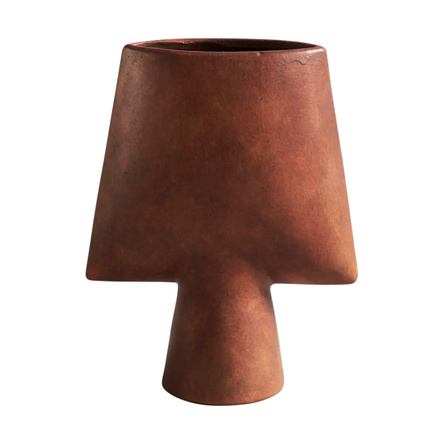 101 Copenhagen Quadratischer Sphere Mini-Vase Terrakotta