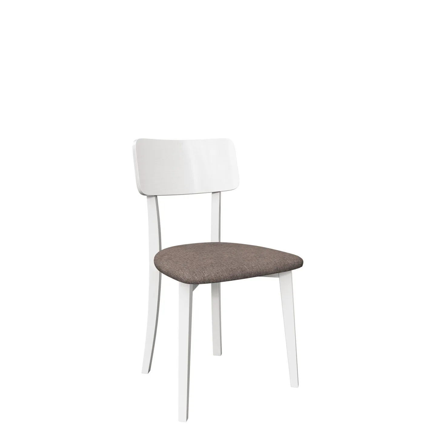 Esher Matstol - vit, brun