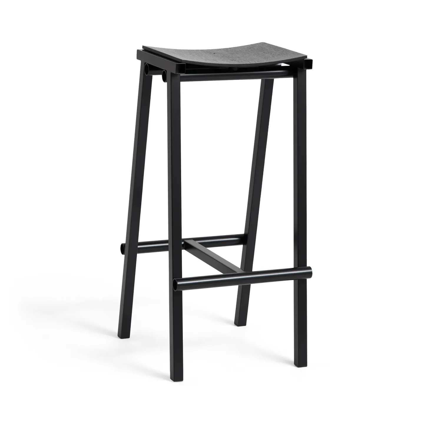 HAY Taburete 8 High Barhocker 75 cm Black