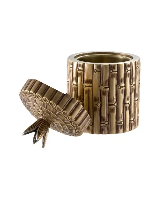 Box Bamboo brass
