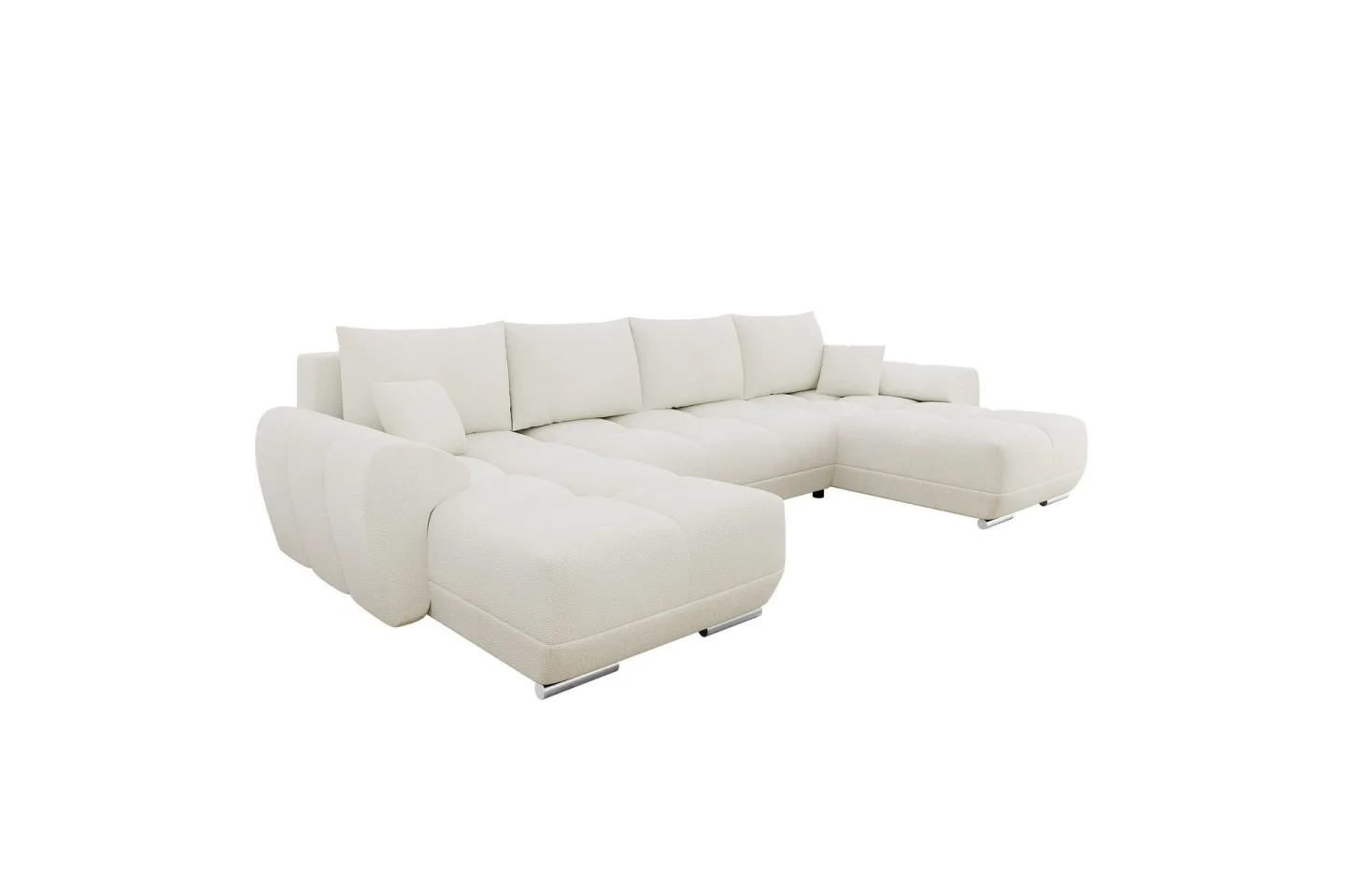 Simerly Bäddsoffa Dubbeldivan 4-sits - Ljusgrå