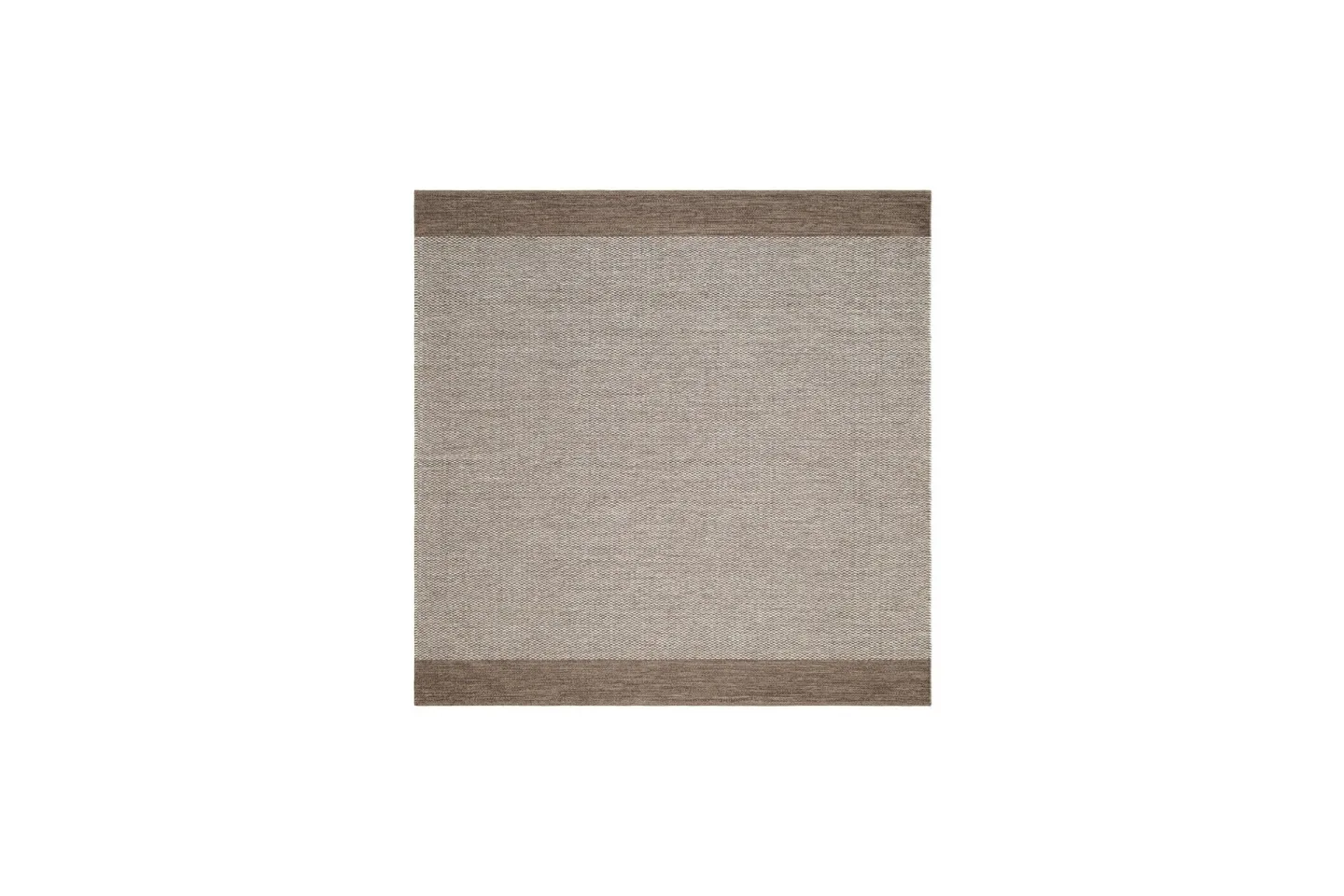 Alva Bomullsmatta 300x300 cm Kvadratisk - Mörkbeige