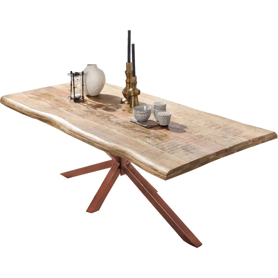 Esstisch Stella natur Mango Massivholz B 160 T 90 cm