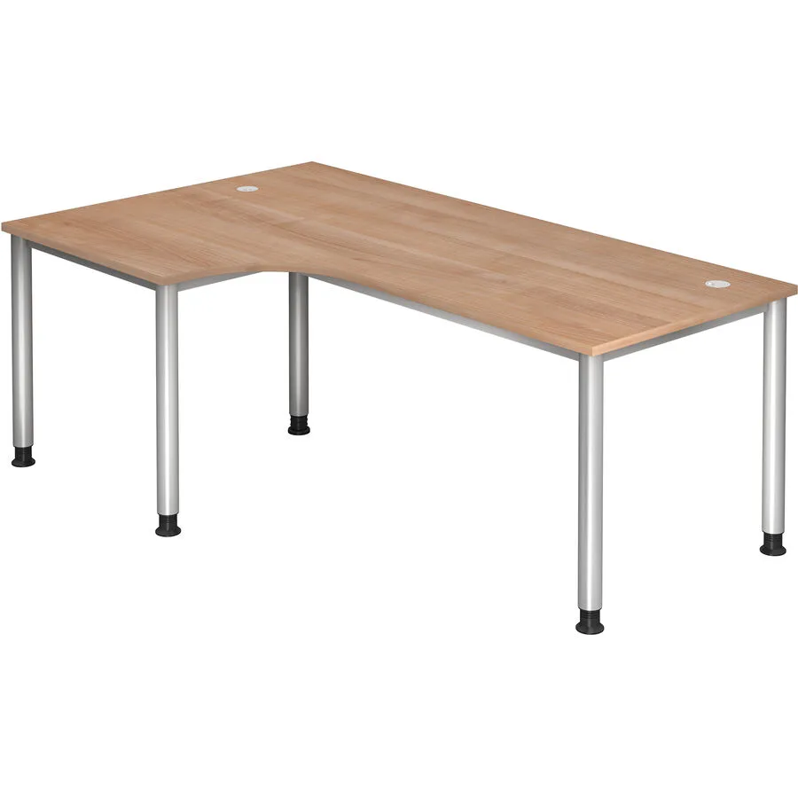 Schreibtisch Office nussbaum Holzwerkstoff Höhenverstellbar B 200 T 120 cm