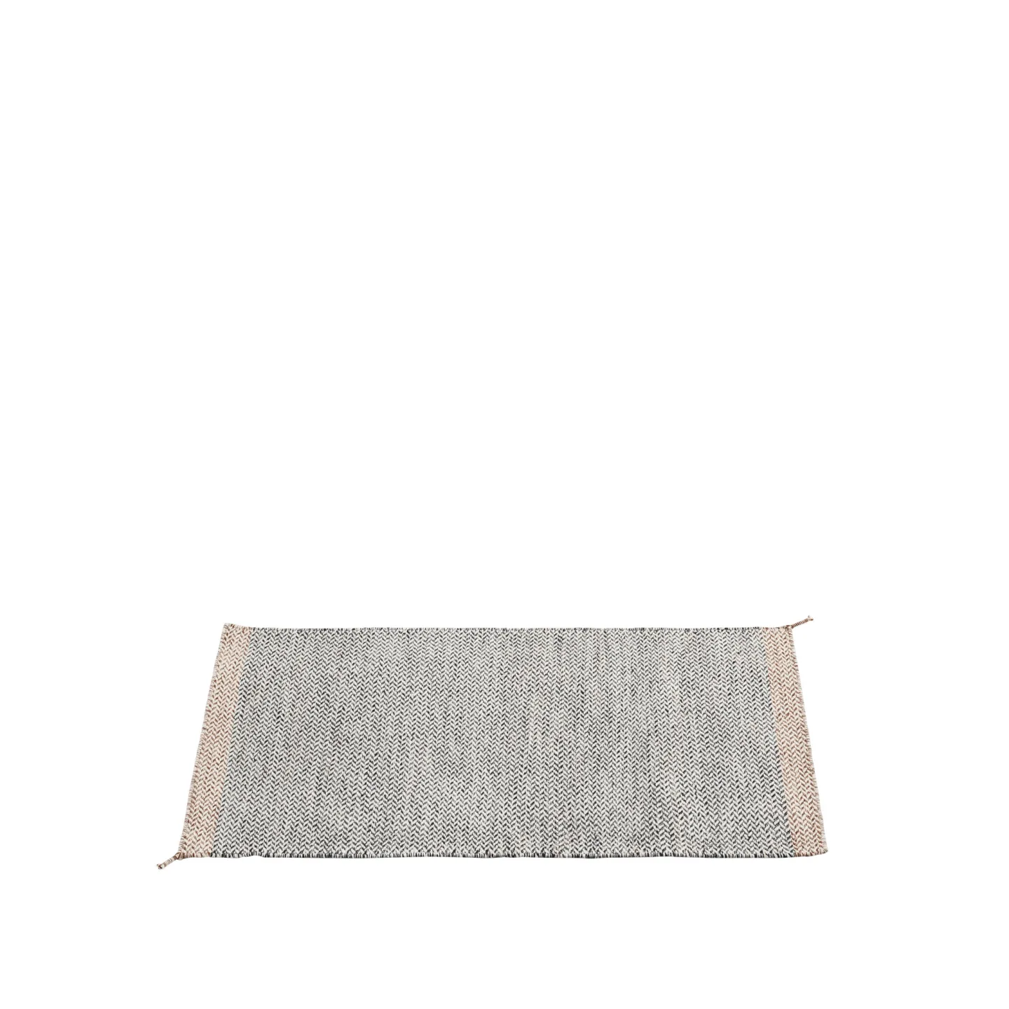Muuto - Ply rug black-white 85x140cm - Ullmattor - Margrethe Odgaard - Mönstrad