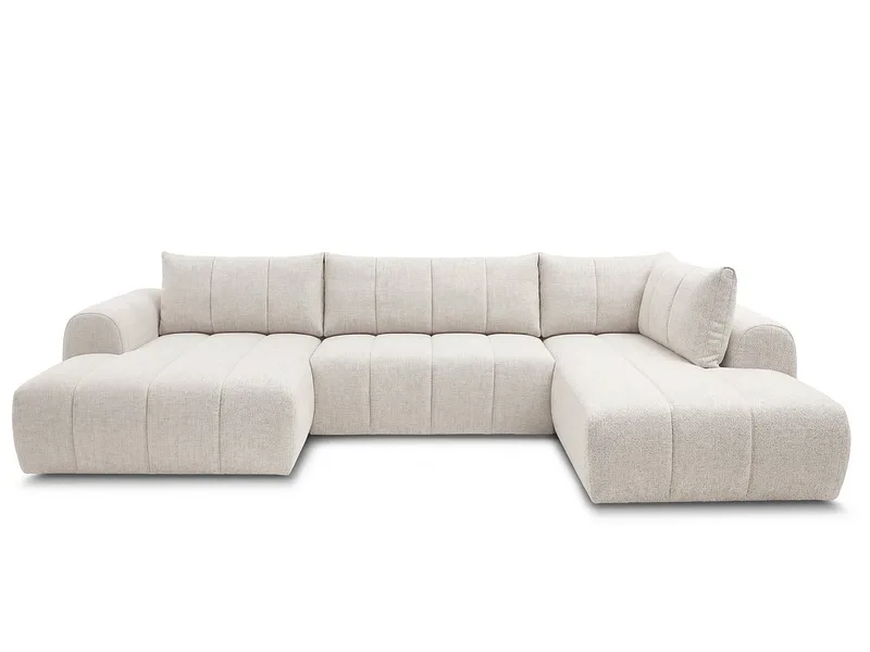 Wohnlandschaft BOBOCHIC NESTY Stoff chiniert beige
