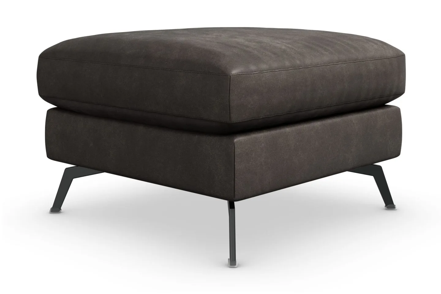 Ocean Lyx Fotpall - Svart/Läder