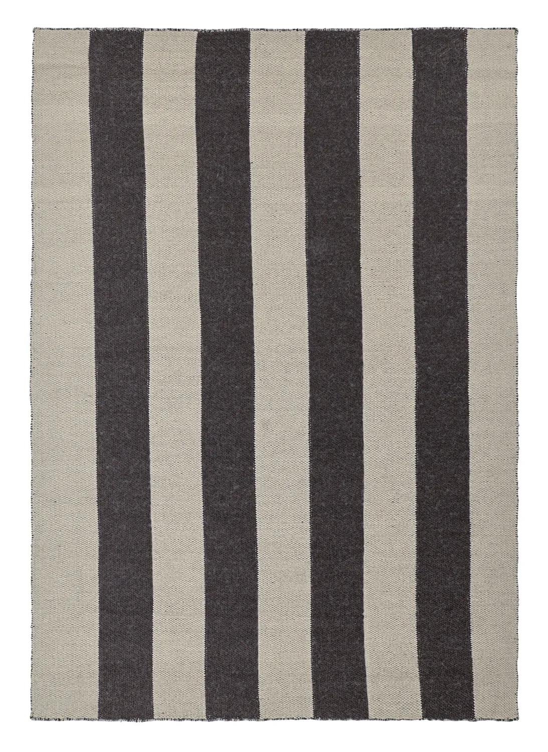 Ullteppe - Garine (svart/beige) (Størrelse: 80 x 150 cm)